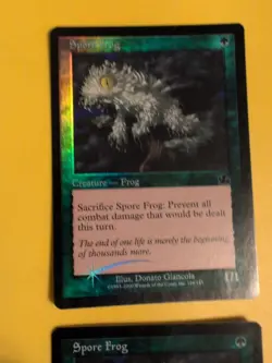 Spore Frog x2 FROG MTG CARD OLD BORDER FOIL 2 CARD. PROPHECY JUNE 2000. - Image 5