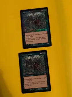 Spitting Spider x2 MTG CARD OLD BORDER FOIL 2 CARD. PROPHECY JUNE 2000. - Image 1