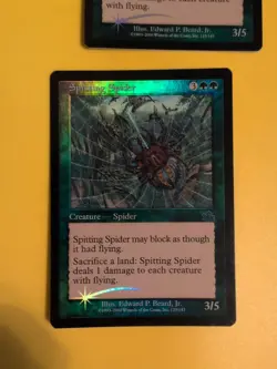 Spitting Spider x2 MTG CARD OLD BORDER FOIL 2 CARD. PROPHECY JUNE 2000. - Image 2