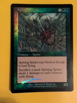 Spitting Spider x2 MTG CARD OLD BORDER FOIL 2 CARD. PROPHECY JUNE 2000. - Image 3