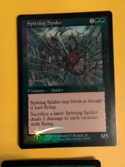 Spitting Spider x2 MTG CARD OLD BORDER FOIL 2 CARD. PROPHECY JUNE 2000. - Image 5