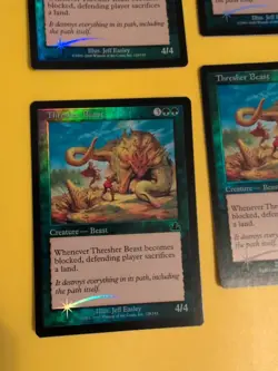 Thresher Beast x4 playset MTG 4 CARD OLD BORDER FOIL CARD. PROPHECY JUNE 2000. - Image 3
