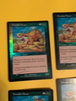 Thresher Beast x4 playset MTG 4 CARD OLD BORDER FOIL CARD. PROPHECY JUNE 2000. - Image 4