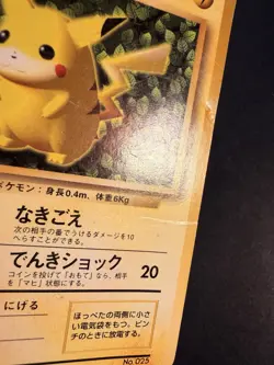 Ivy Pikachu No.025 - Japanese Pokemon Card - Non Glossy- Keji Kinebuchi - Promo - Image 2