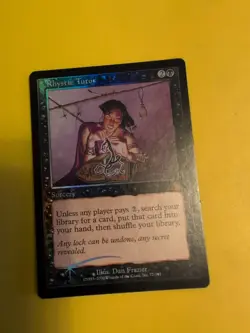 Rhystic Tutor. Sorcery MTG CARD OLD BORDER FOIL CARD. PROPHECY JUNE 2000. - Image 1