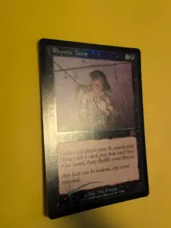 Rhystic Tutor. Sorcery MTG CARD OLD BORDER FOIL CARD. PROPHECY JUNE 2000. - Image 3