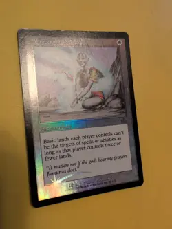 Sheltering Prayers. enchantment MTG OLD BORDER FOIL CARD. PROPHECY JUNE 2000. - Image 1