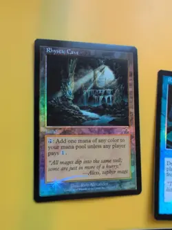 Rhystic Cave, Scrying & Lightning MTG OLD BORDER FOIL 3 CARD. PROPHECY - Image 2