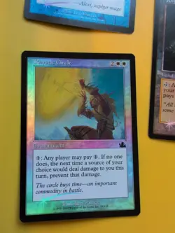 Rhystic Cave, Circle & Rhystic Deluge MTG OLD BORDER FOIL 3 CARD. PROPHECY - Image 3