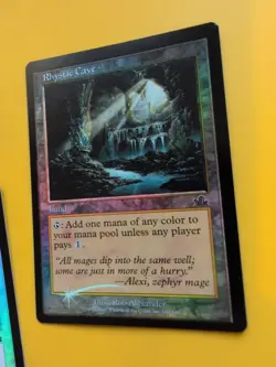Rhystic Cave, Circle & Rhystic Deluge MTG OLD BORDER FOIL 3 CARD. PROPHECY - Image 5