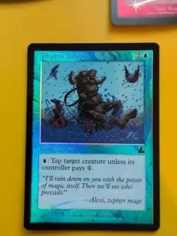 Rhystic Scrying,Lightning,Rhystic Deluge MTG OLD BORDER FOIL 3 CARD. PROPHECY - Image 2
