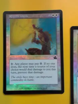 Rhystic Lightning & 2 Rhystic Circle MTG OLD BORDER FOIL 3 CARD. PROPHECY - Image 5