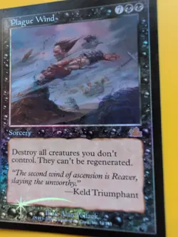 Plague Wind. Sorcery MTG CARD OLD BORDER FOIL CARD. PROPHECY JUNE 2000. - Image 2