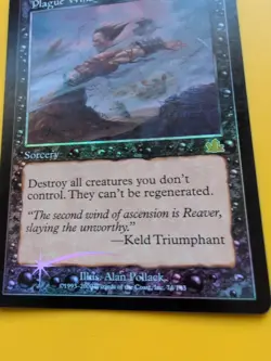 Plague Wind. Sorcery MTG CARD OLD BORDER FOIL CARD. PROPHECY JUNE 2000. - Image 3