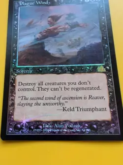 Plague Wind. Sorcery MTG CARD OLD BORDER FOIL CARD. PROPHECY JUNE 2000. - Image 4