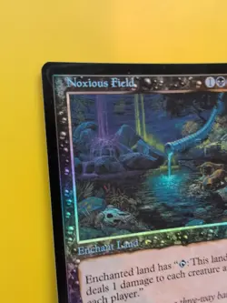 Noxious Field. Enchant Land MTG CARD OLD BORDER FOIL CARD. PROPHECY JUNE 2000. - Image 5