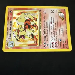 Pokemon TCG Blaine's Arcanine Gym Challenge 1 Holo Unlimited Rare - Image 4