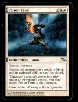 Prison Term LP Light Play Shadowmoor MTG [10112] - Image 1