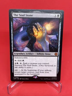 The Soul Stone Normal (Non-Foil) NM- Marvel's Spider-Man Magic t Gathering MTG - Image 1