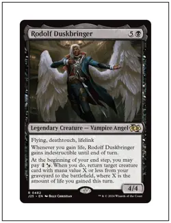 1x Rodolf Duskbringer, Foundations Jumpstart, MTG NM - Image 1