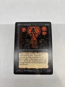 MTG Magic the Gathering Arabian Nights Sorceress Queen LP - Image 1