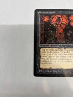 MTG Magic the Gathering Arabian Nights Sorceress Queen LP - Image 2