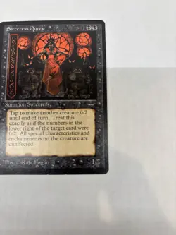 MTG Magic the Gathering Arabian Nights Sorceress Queen LP - Image 3