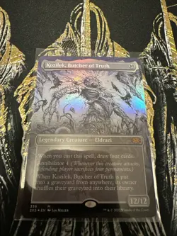 Kozilek, Butcher of Truth (Borderless) Double Masters 2022 Foil - Image 1