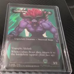 Magic the Gathering Final Fantasy Vincent Valentine Surge Foil Borderless Card - Image 2