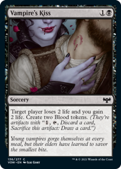 4 x Vampire's Kiss - Innistrad: Crimson Vow - NM-Mint - MTG - Image 1