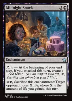 Midnight Snack x4 4x Foundations NM MTG - Image 1
