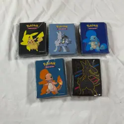 Ultra Pro Pokemon Trading Card Game Deck Protector Sleeves 65 Ct Pack Lot of 5 - Image 1