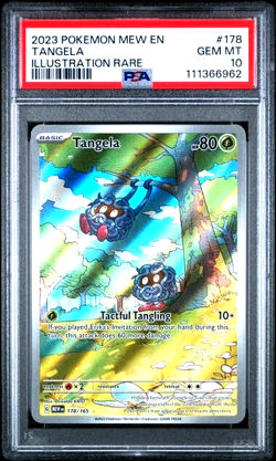 Pokemon Scarlet & Violet 151 Mew En Tangela illustration Rare PSA 10 GEM MINT - Image 1