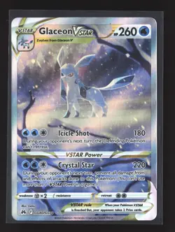 Pokemon Crown Zenith: Galarian Gallery #GG40/GG70 Ultra Rare,Holo Glaceon VSTAR - Image 1