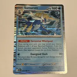 023/086 Samurott : Rare Holo Card : SV-10.5 White Flare : Pokemon TCG - Image 1