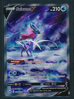 Suicune V GG38/GG70 Galarian Gallery Pokemon Crown Zenith NM - Image 1
