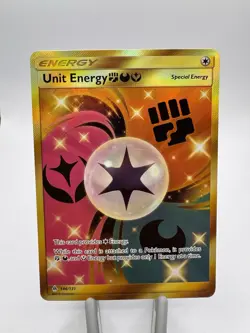 Pokemon TCG Unit Energy 146/ 131 Secret Rare Sun & Moon Forbidden Light - Image 1