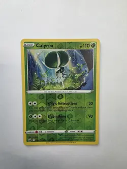 Pokemon Calyrex - 017/159 Reverse Holo Pokemon Crown Zenith Nintendo NM/MT 2023 - Image 1