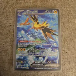 Pokemon TCG Zapdos EX 202/165 Special Illustration Rare Scarlet & Violet 151 - Image 1