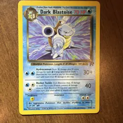 Pokemon TCG Dark Blastoise Team Rocket 20 Regular Unlimited Rare - Image 1