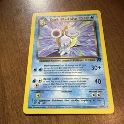 Pokemon TCG Dark Blastoise Team Rocket 20 Regular Unlimited Rare - Image 4