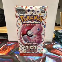 Pokemon TCG 151 Booster Box Korean sv2a Sealed 2023 - Image 1