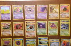 Vintage WOTC Pokemon Card 1999 Fossil Common Uncommon Non Holo Lot x43 LP-MP - Image 2