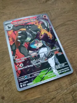Team Rocket's Houndoom 191/182 Illustration Rare - Pokemon Destined Rivals - NM - Image 2