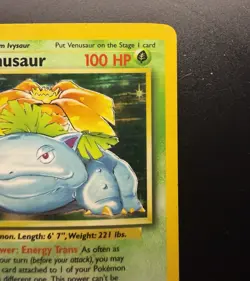 Venusaur 15/102 Base Set Unlimited 1999 Holo Rare Vintage Pokemon Card MP - Image 2