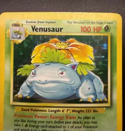 Venusaur 15/102 Base Set Unlimited 1999 Holo Rare Vintage Pokemon Card MP - Image 3