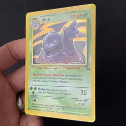 Muk Holo 13/62 Fossil Unlimited Pokemon Card - Image 3