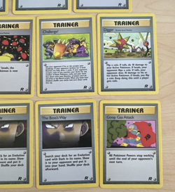 Lot of 11 Vintage 2000 Pokemon Team Rocket - Various Trainers Cards 73-79 - Image 3