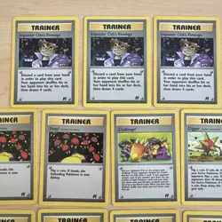 Lot of 11 Vintage 2000 Pokemon Team Rocket - Various Trainers Cards 73-79 - Image 4