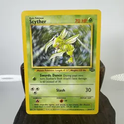 Rare - Jungle set - Scyther- Pokemon Card : Out of Print! 26/64 - Image 1